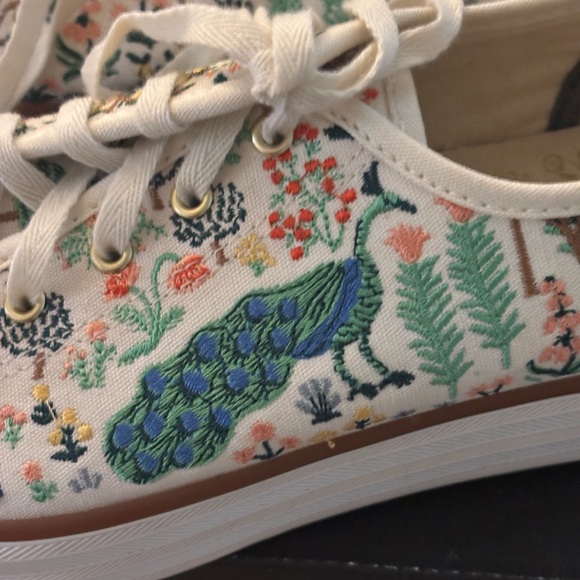 Keds X Rifle Paper Co Embroidered Sneakers - Picture 3 of 11